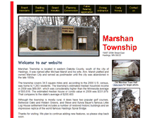 Tablet Screenshot of marshantownship.com